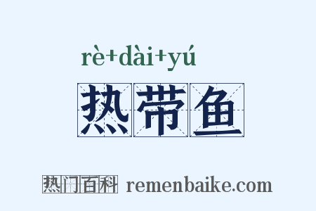 热带鱼是什么意思的图片